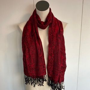 New Red & Black Designed Scarf
